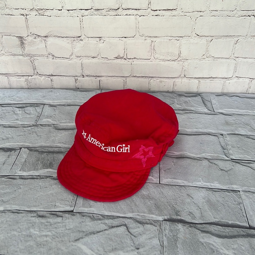 American Girl girls hat red